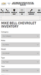 Mobile Screenshot of mikebellchevrolet.com